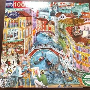 EeBoo Artists in Venice 1000 piece puzzle